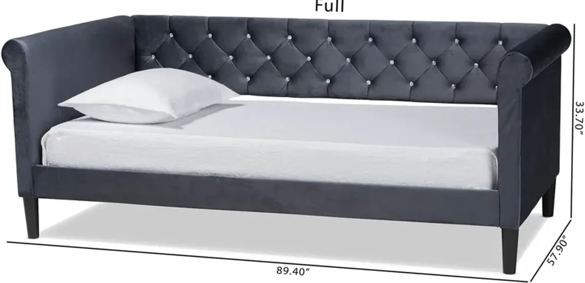 Bello Full Daybed - Gray/Dark Brown