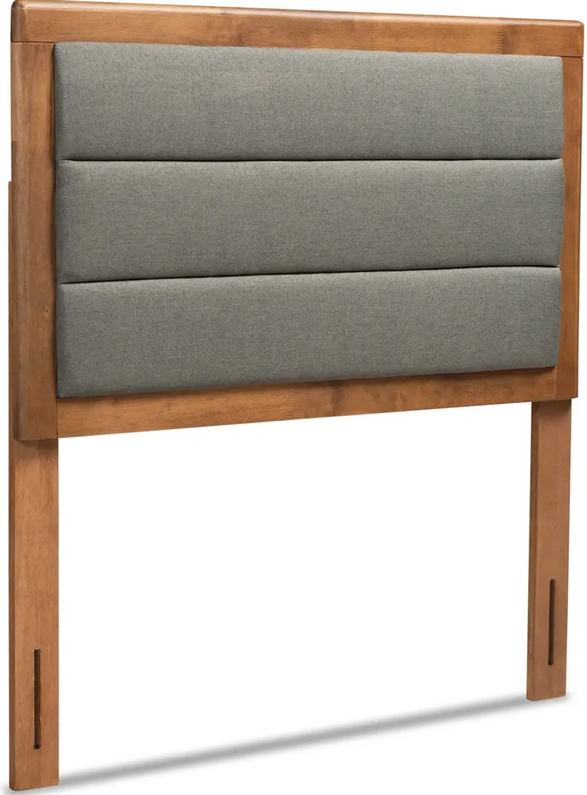 Aarti Twin Headboard - Dark Gray/Walnut Brown