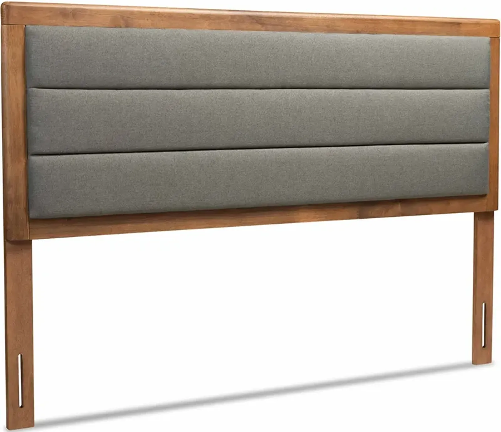 Aarti Full Headboard - Dark Gray/Walnut Brown