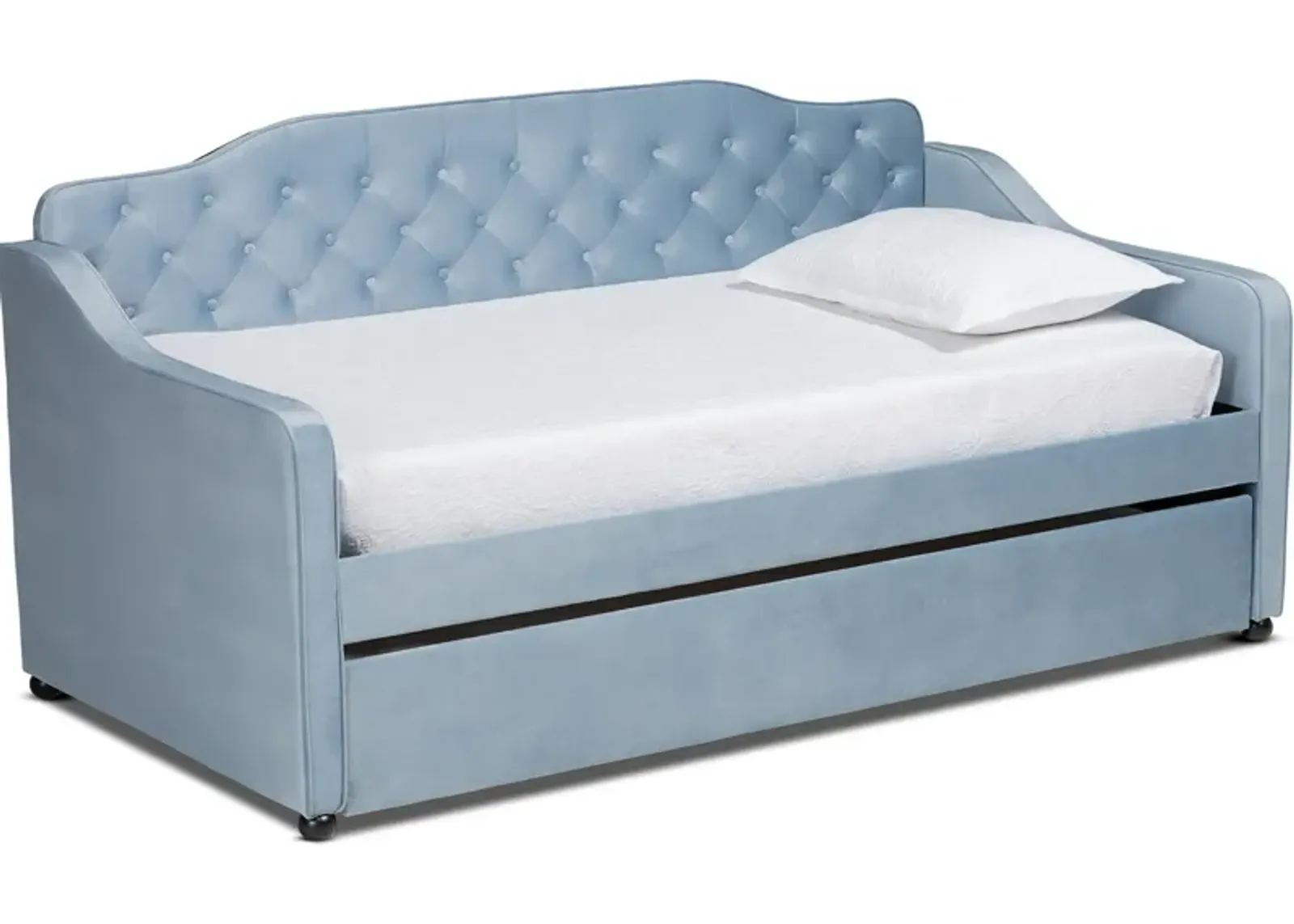 Juana Twin Daybed with Trundle - Light Blue