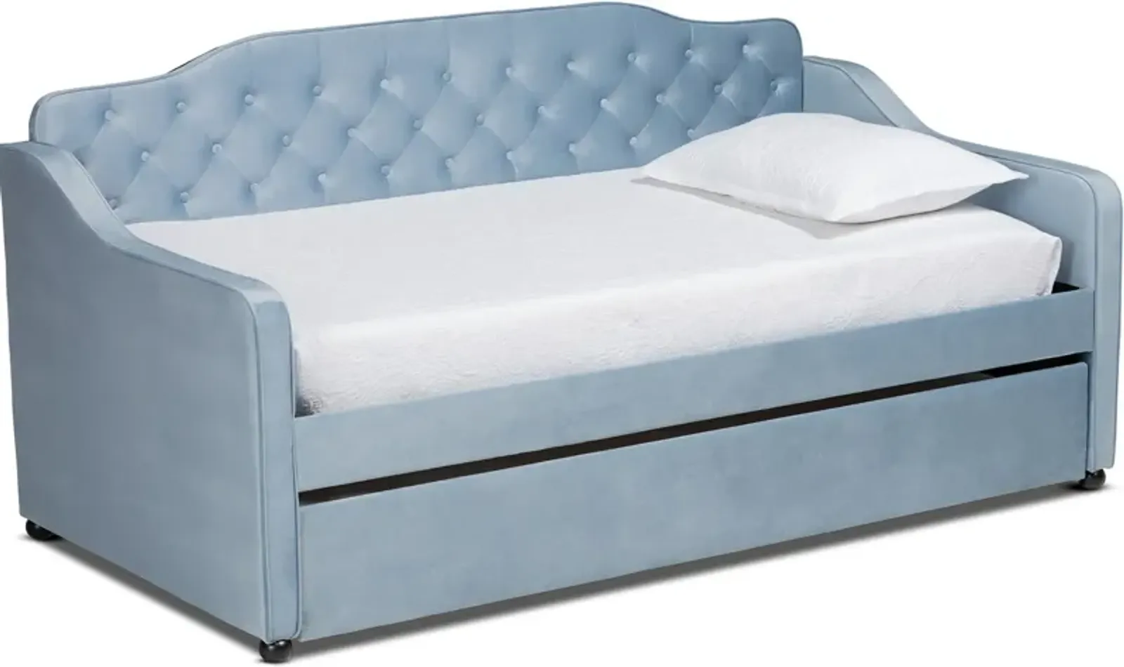 Juana Twin Daybed with Trundle - Light Blue