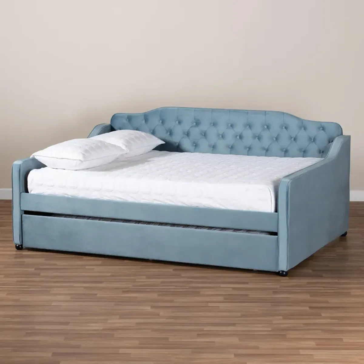 Juana Full Daybed with Trundle - Light Blue