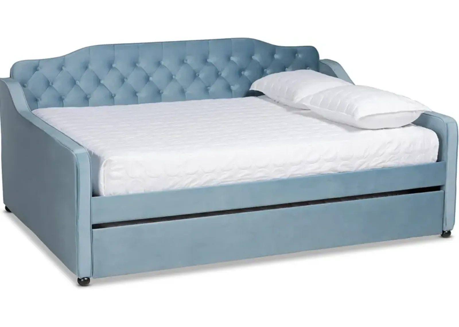 Juana Full Daybed with Trundle - Light Blue