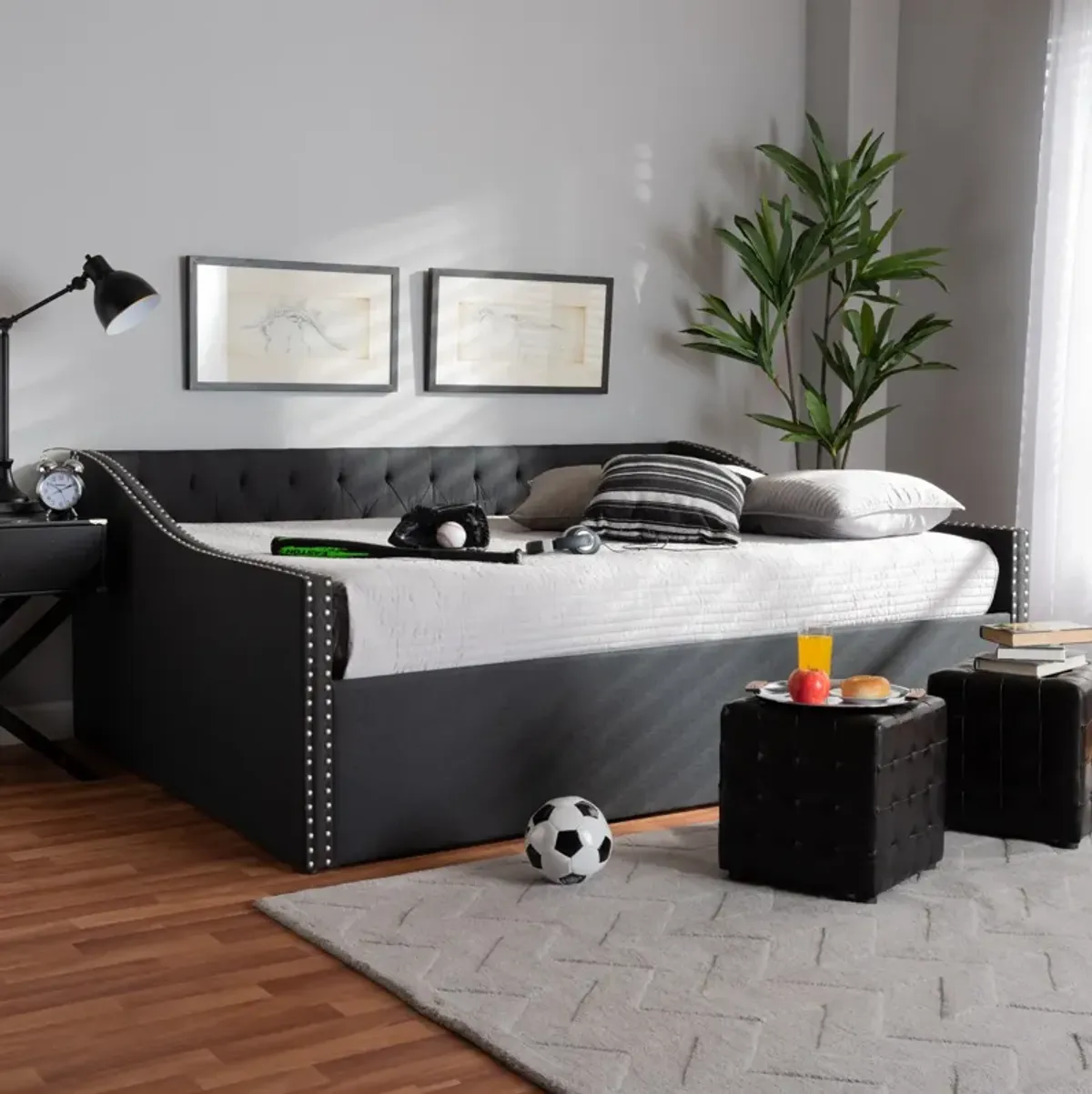 Taite Full Daybed - Dark Gray