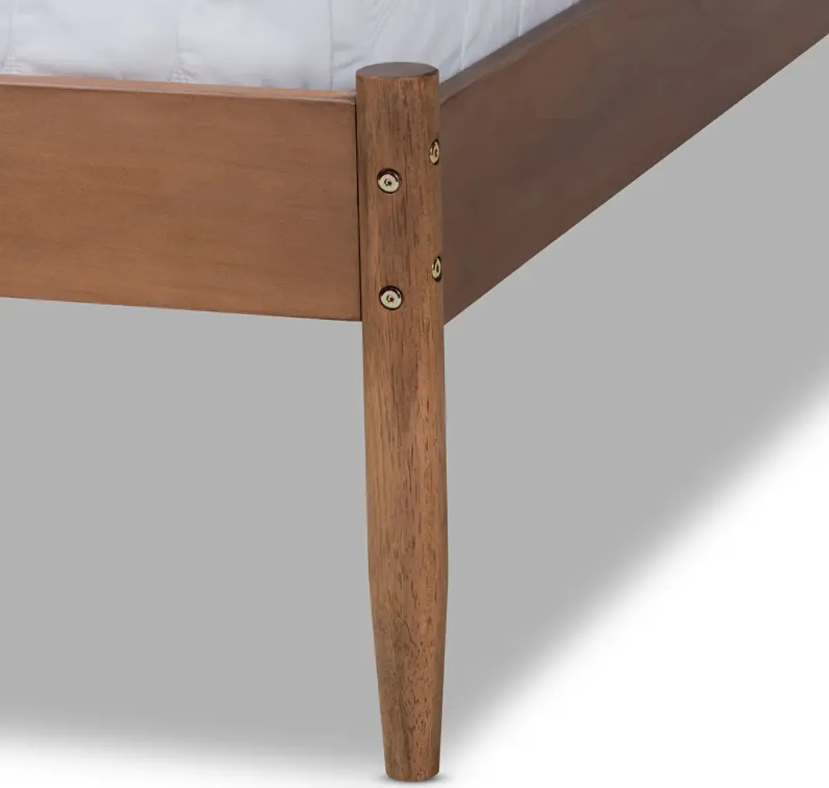 Samaya King Platform Bed - Ash Walnut