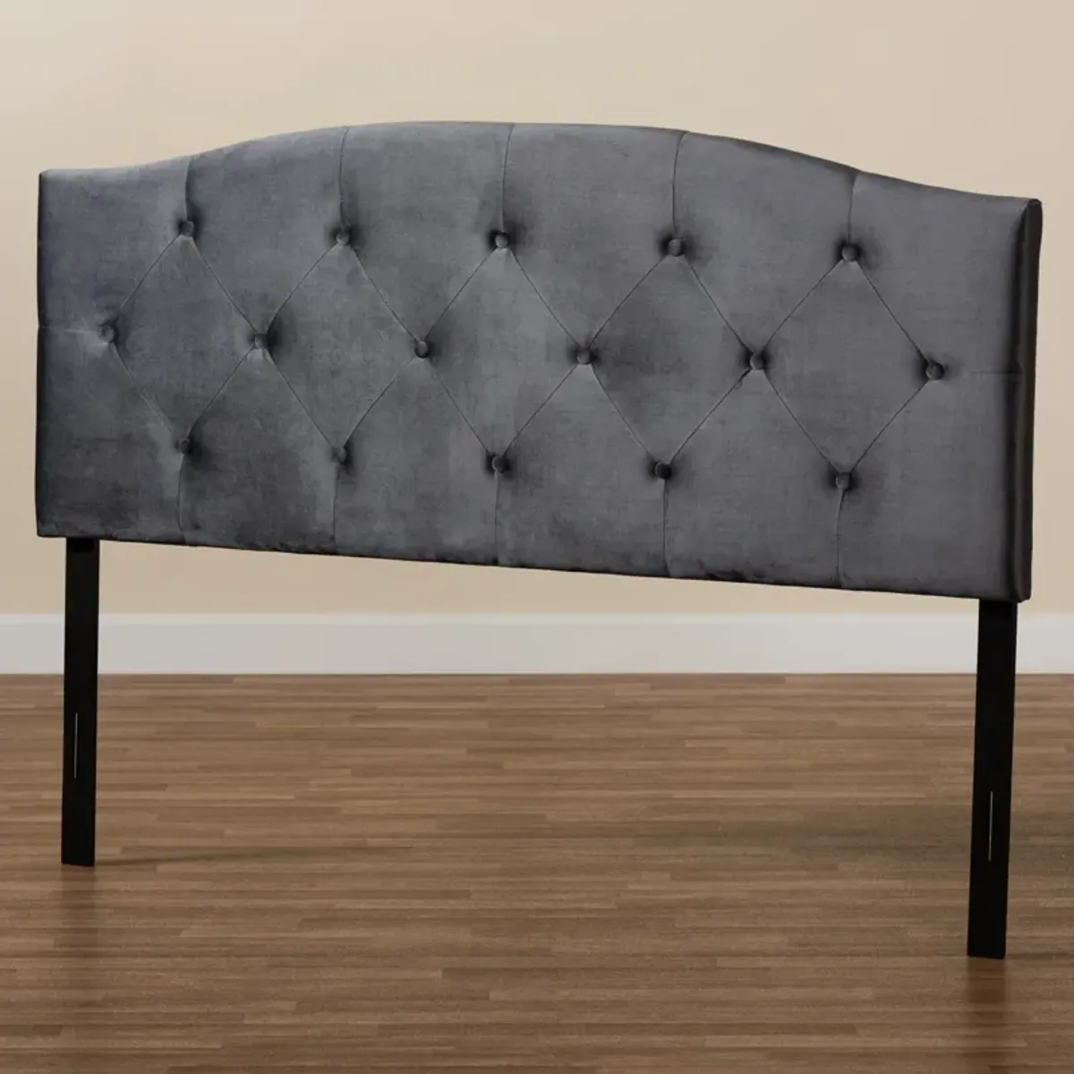 Bora Full Headboard - Gray/Dark Brown