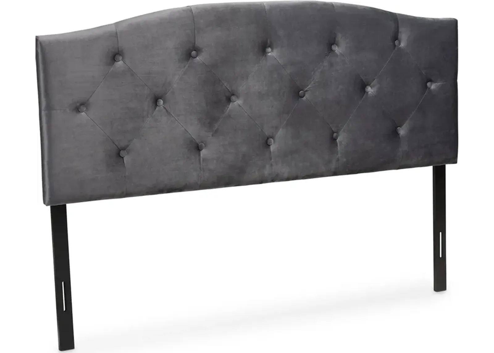 Bora Full Headboard - Gray/Dark Brown