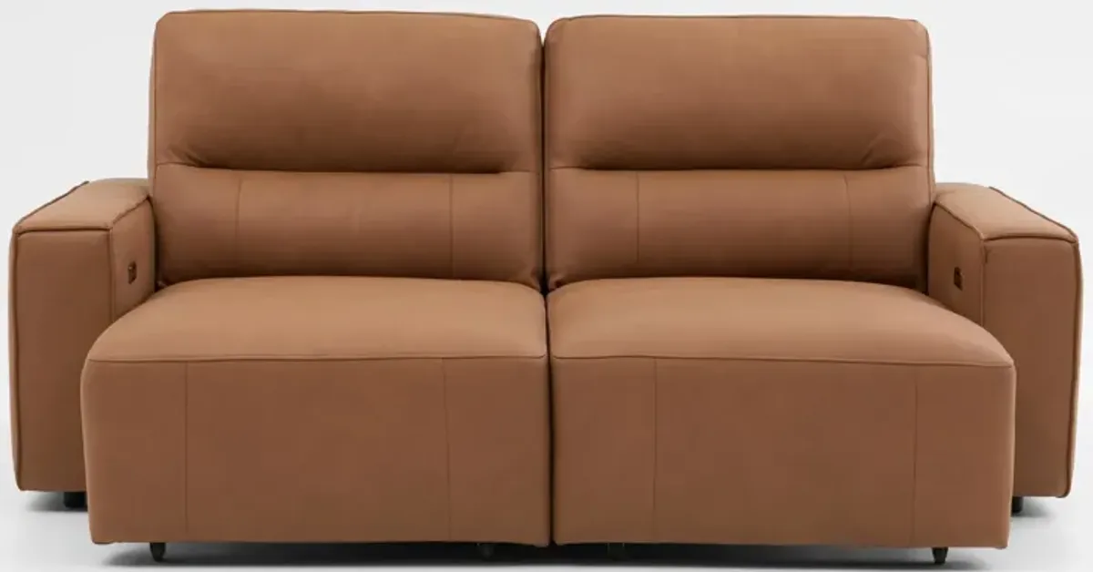 Morena 2-Piece Extendable Sofa - Tan