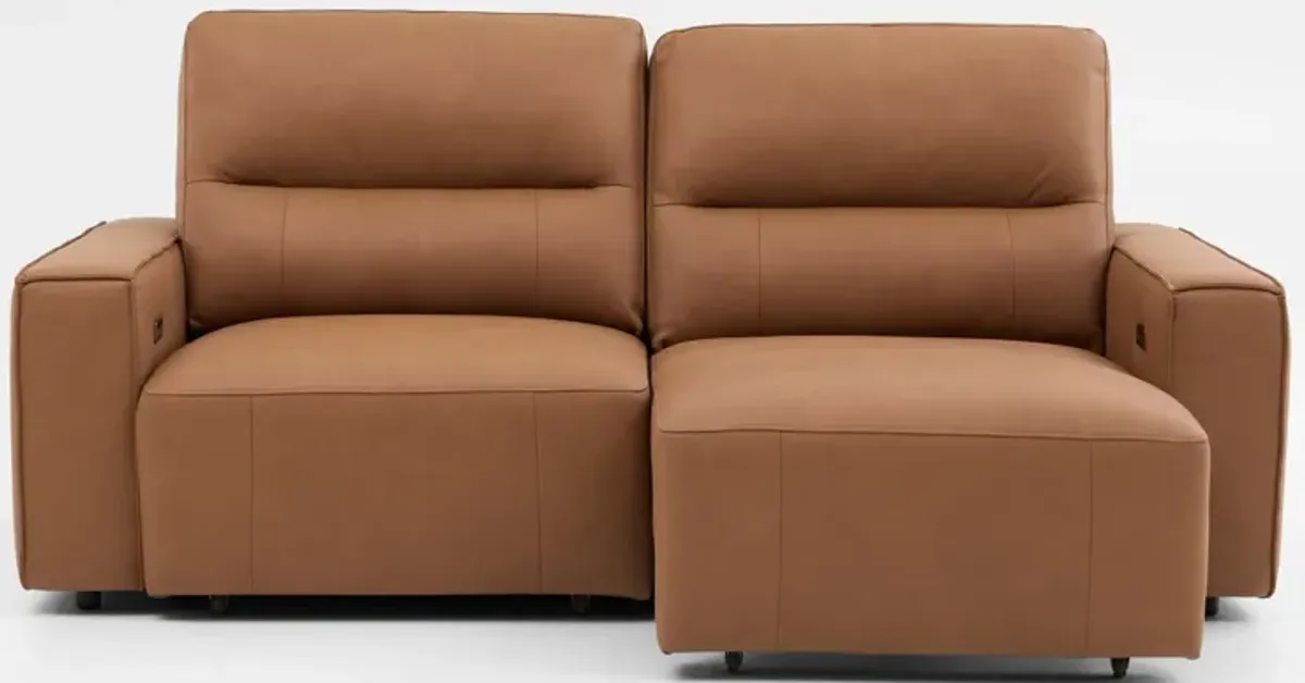 Morena 2-Piece Extendable Sofa - Tan