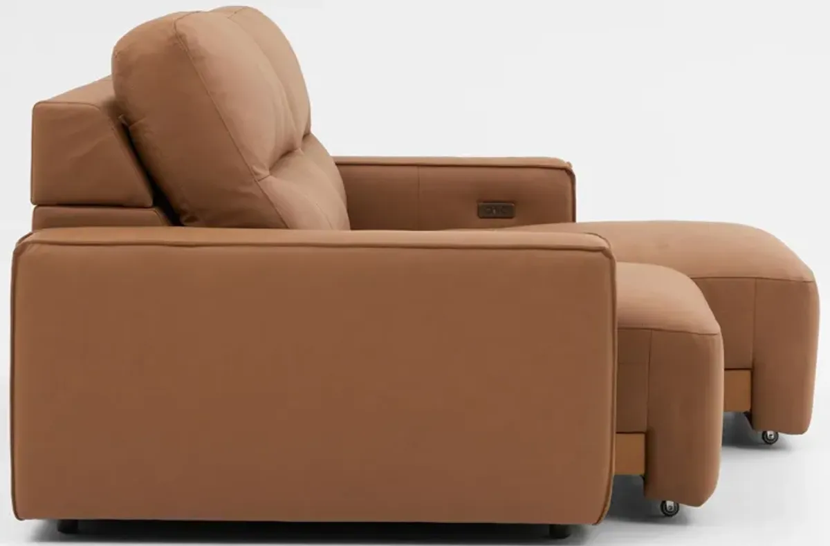 Morena 2-Piece Extendable Sofa - Tan