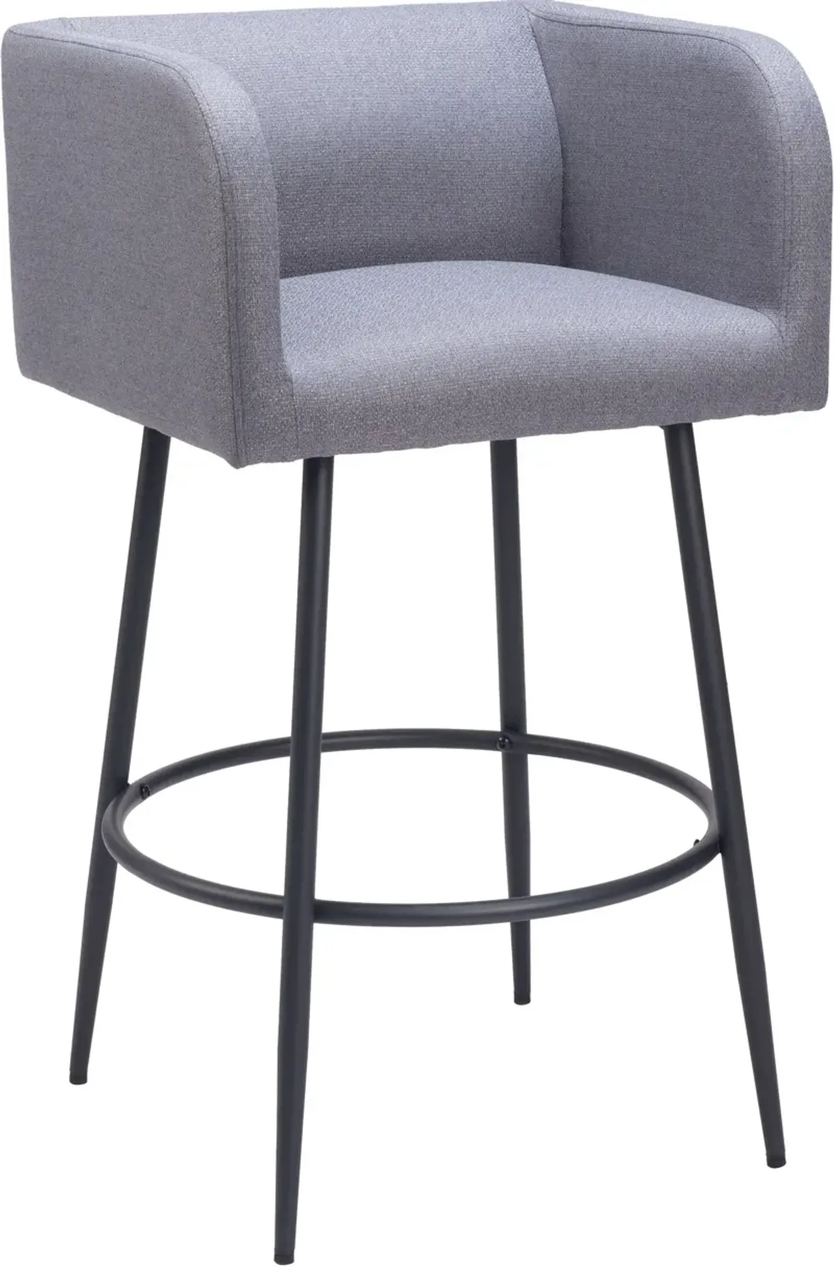 Keppel Set of 2 Bar Stools - Gray