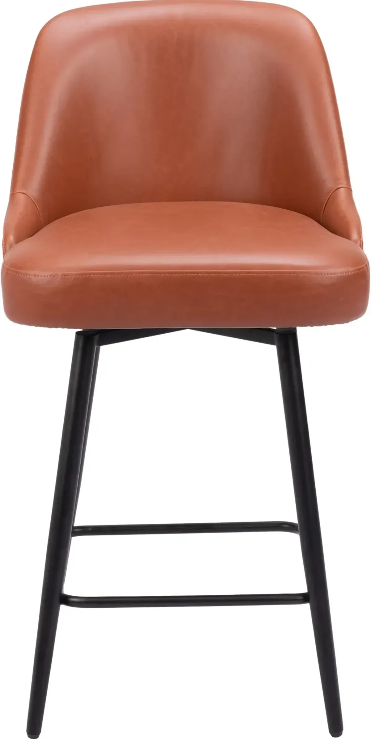 Siara Swivel Counter-Height Stool - Brown