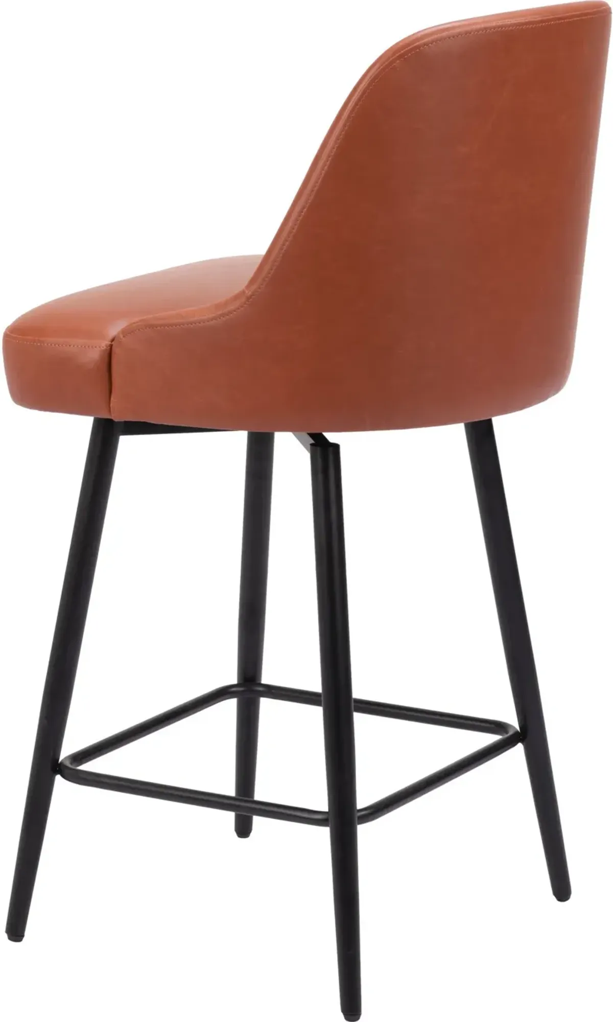 Siara Swivel Counter-Height Stool - Brown