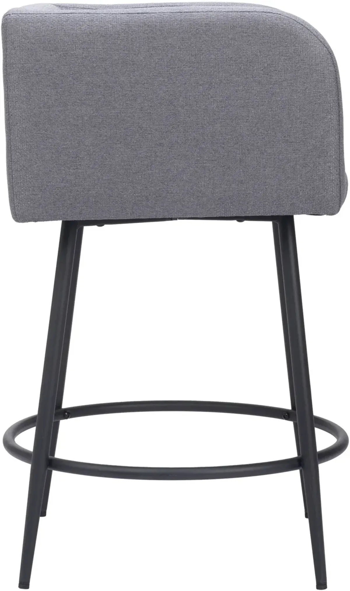 Keppel Set of 2 Counter-Height Stools - Gray