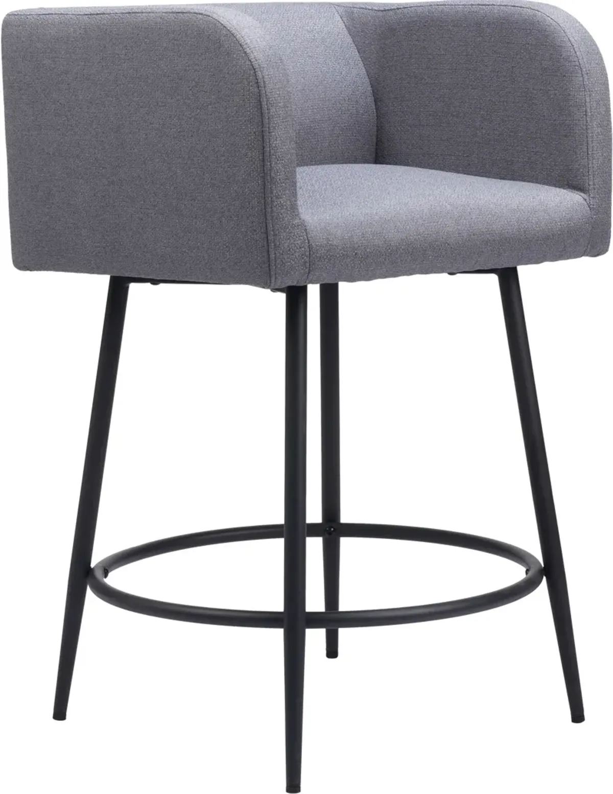 Keppel Set of 2 Counter-Height Stools - Gray