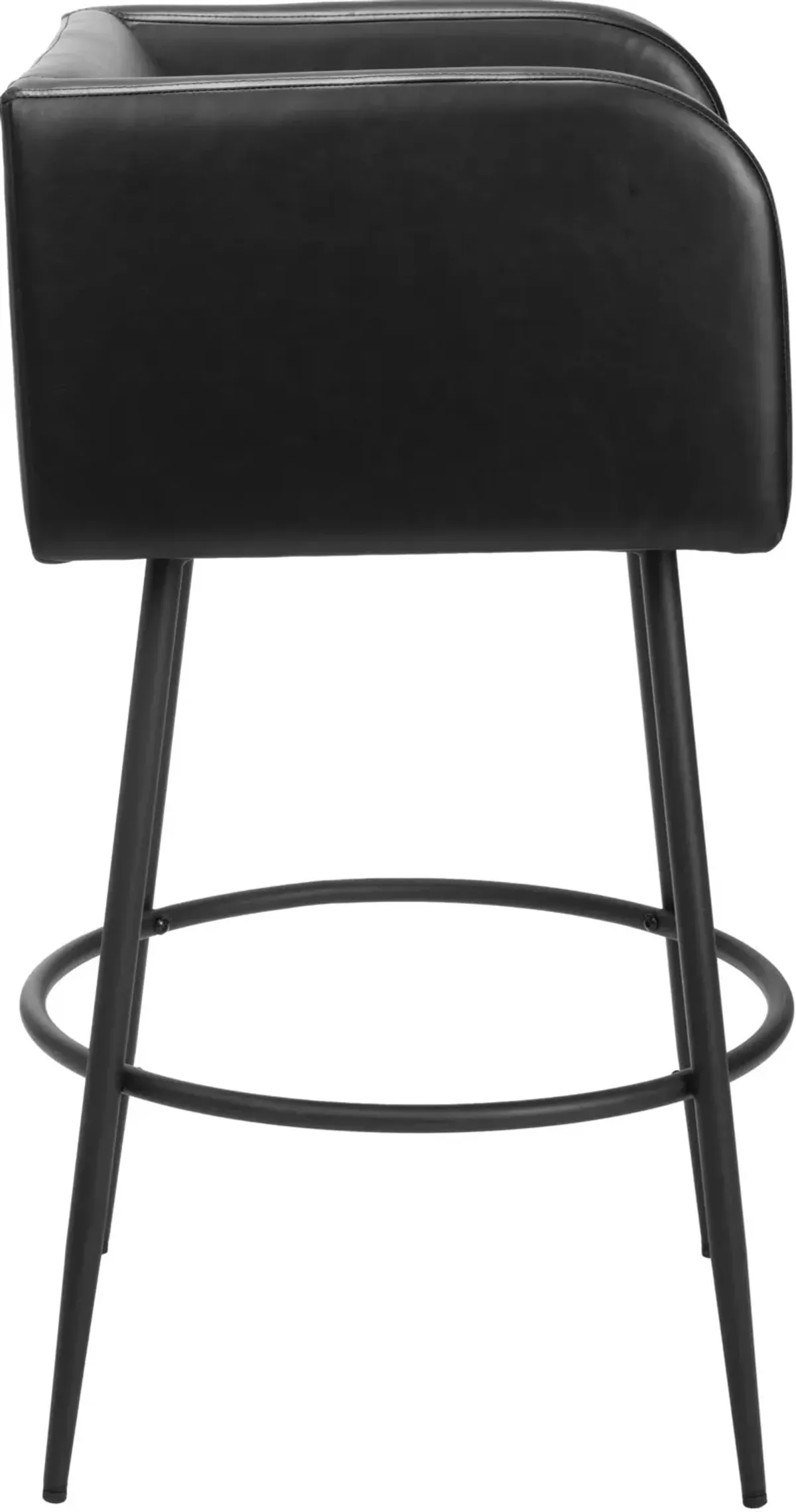 Keppel Set of 2 Bar Stools - Black