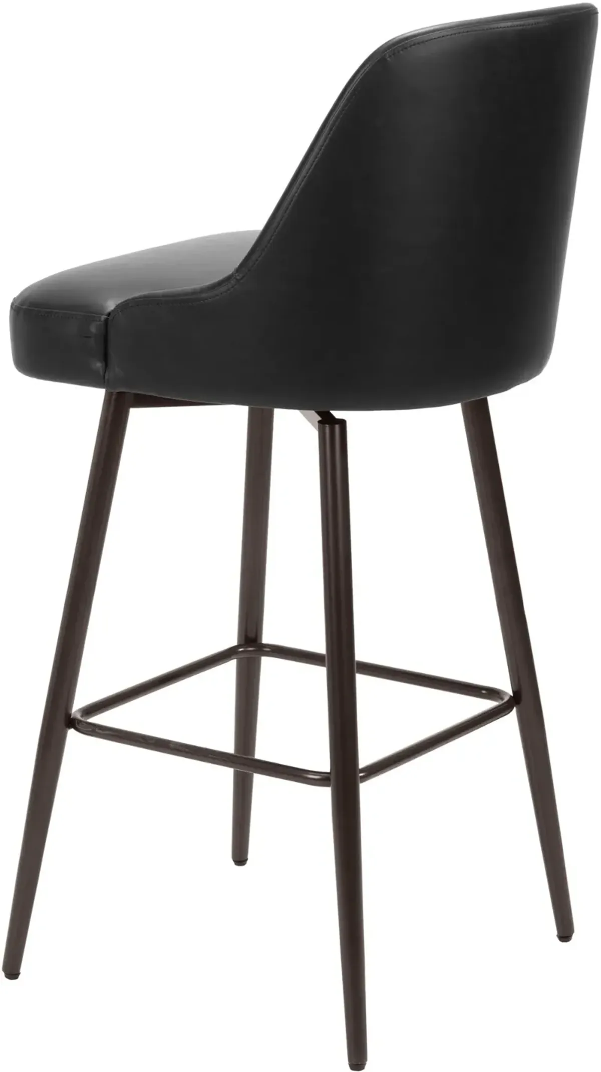 Siara Swivel Bar Stool - Black