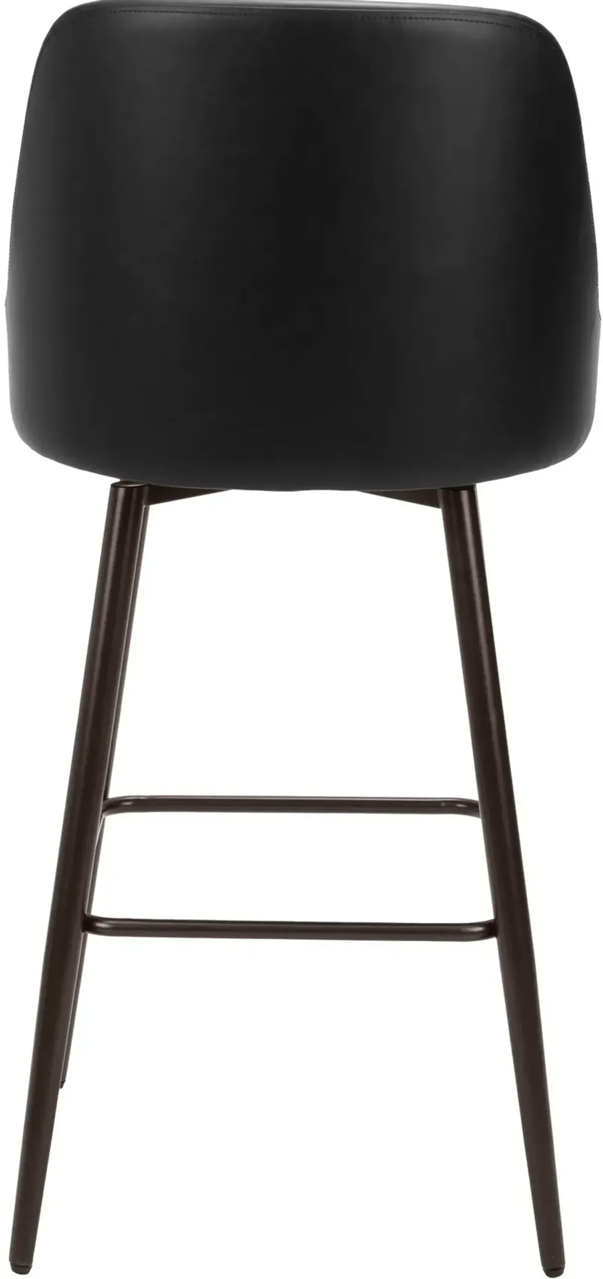 Siara Swivel Bar Stool - Black