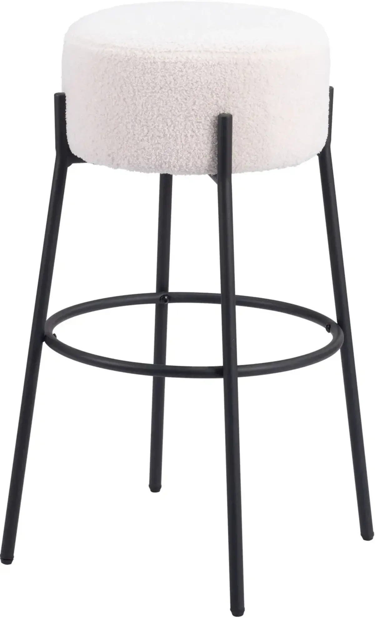 Luanda Set of 2 Bar Stools - Ivory