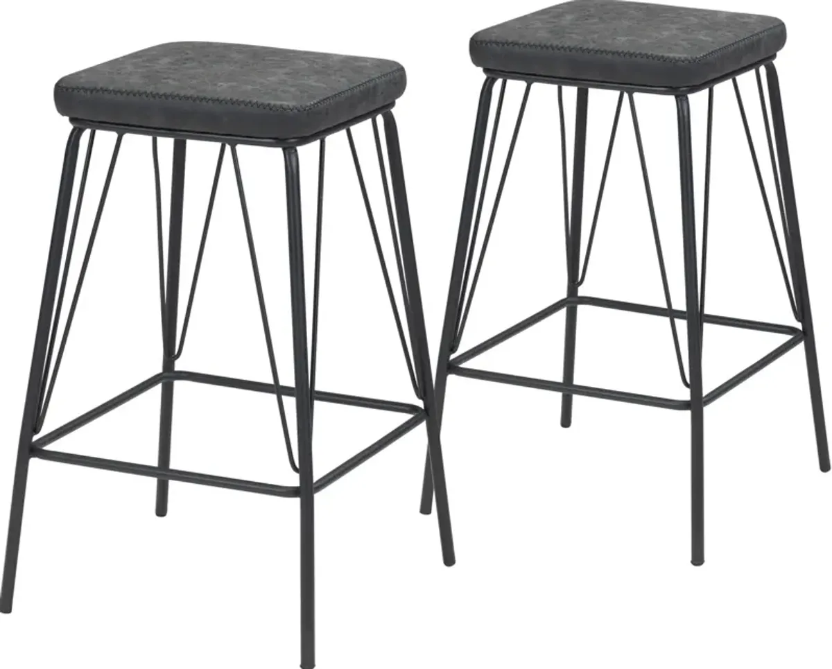 Linz Set of 2 Counter-Height Stools