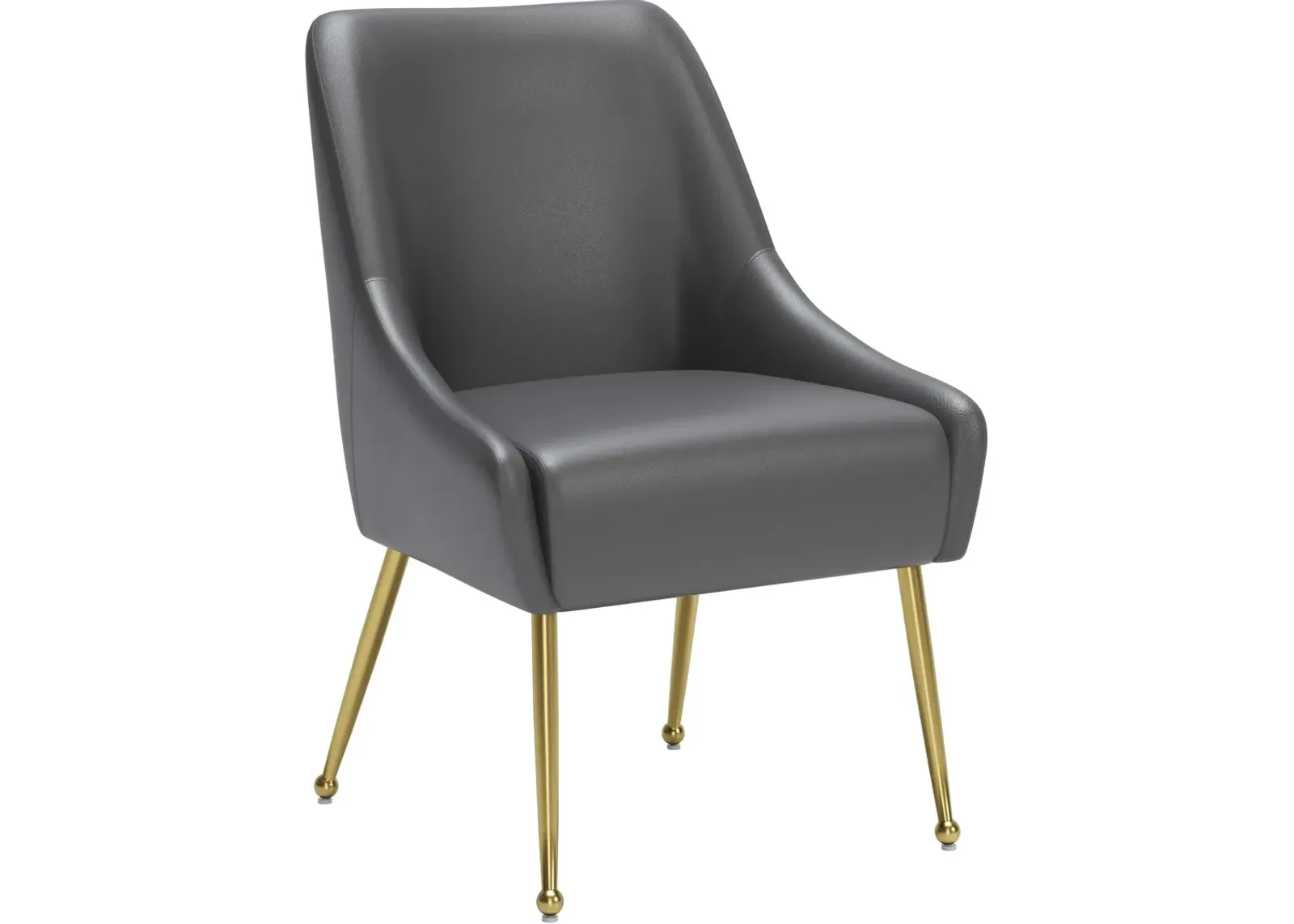 Marcel Dining Chair - Gray/Gold