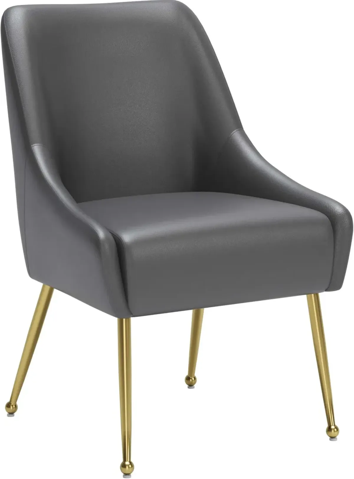 Marcel Dining Chair - Gray/Gold