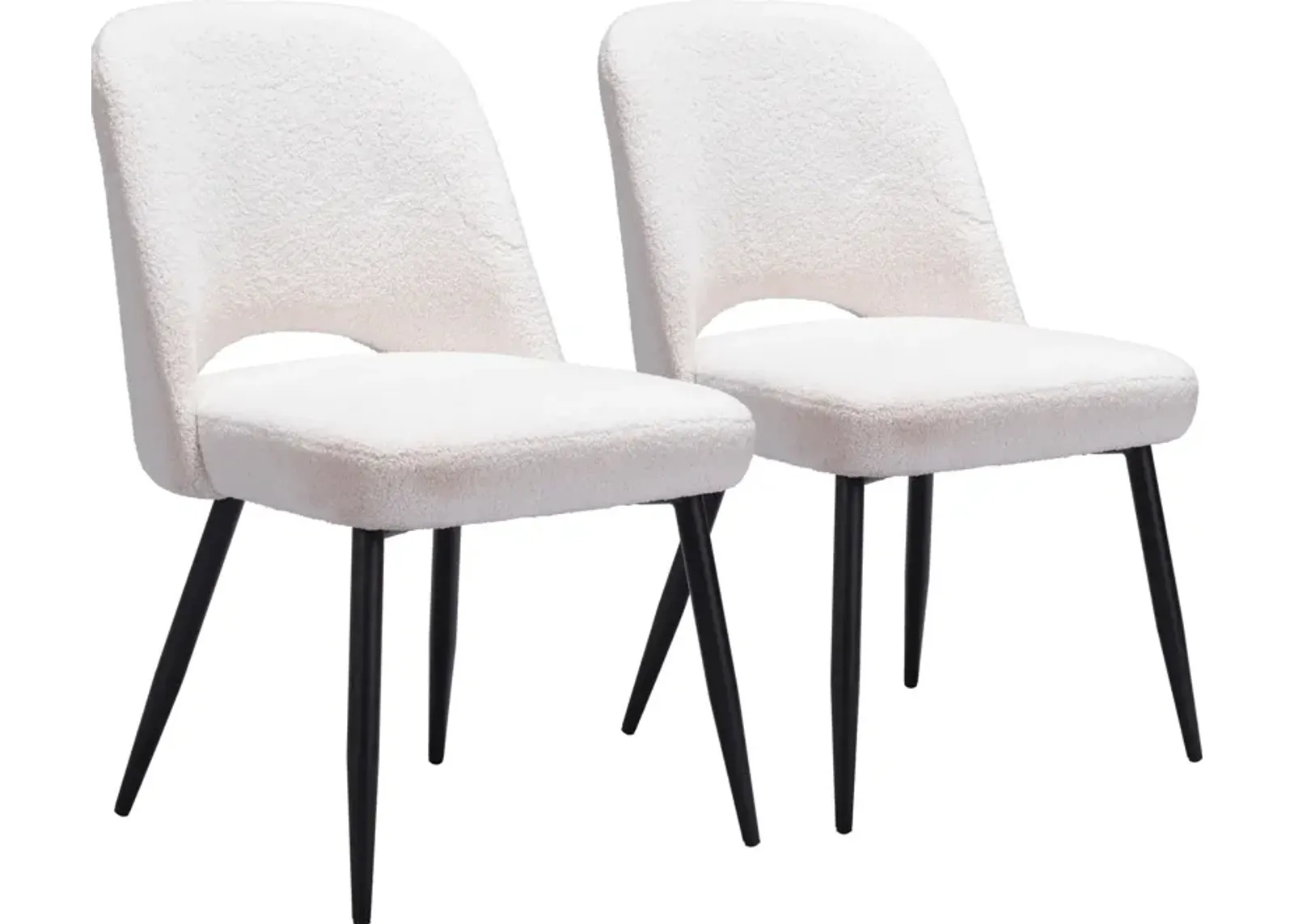 Maxine Set of 2 Dining Chairs - Ivory