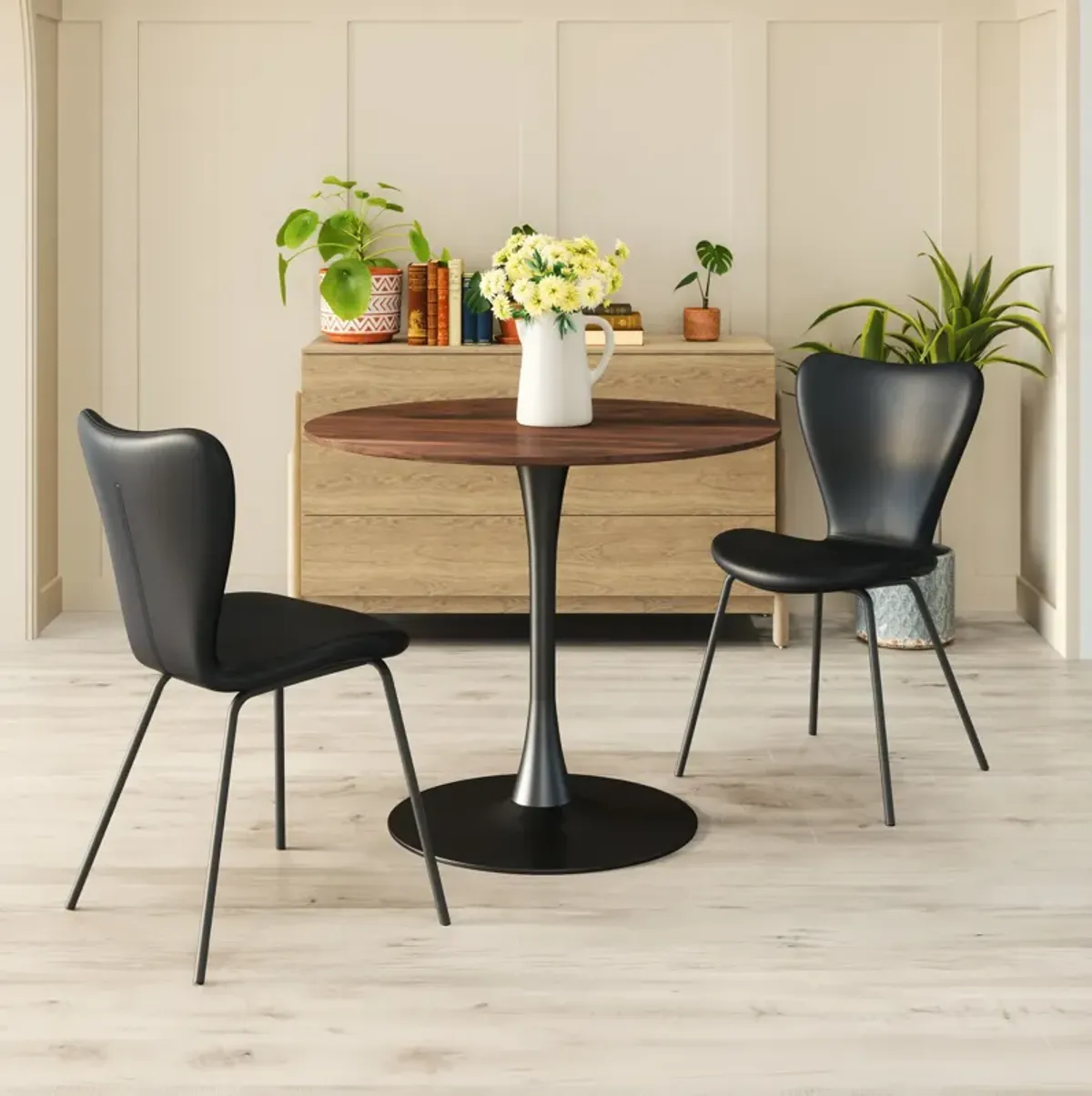 Linea Set of 2 Dining Chairs - Black