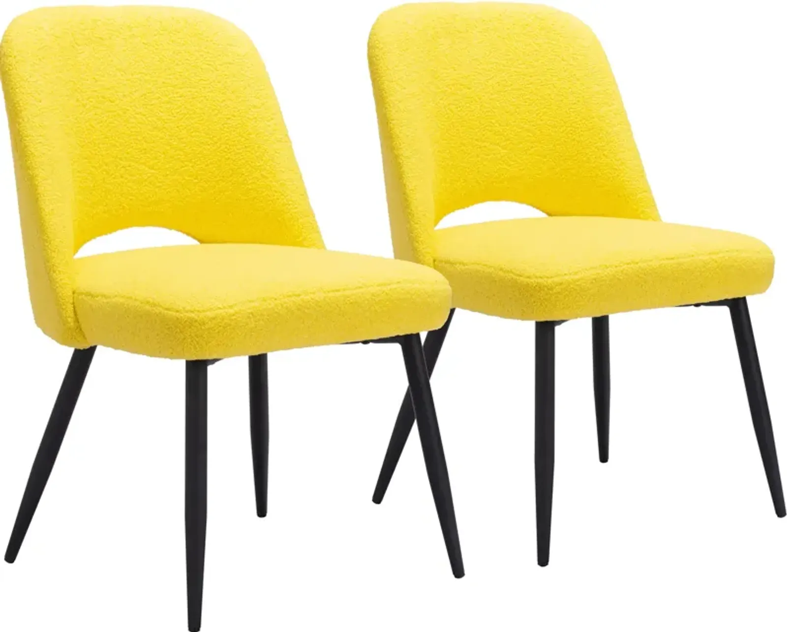 Maxine Set of 2 Dining Chairs - Yellow