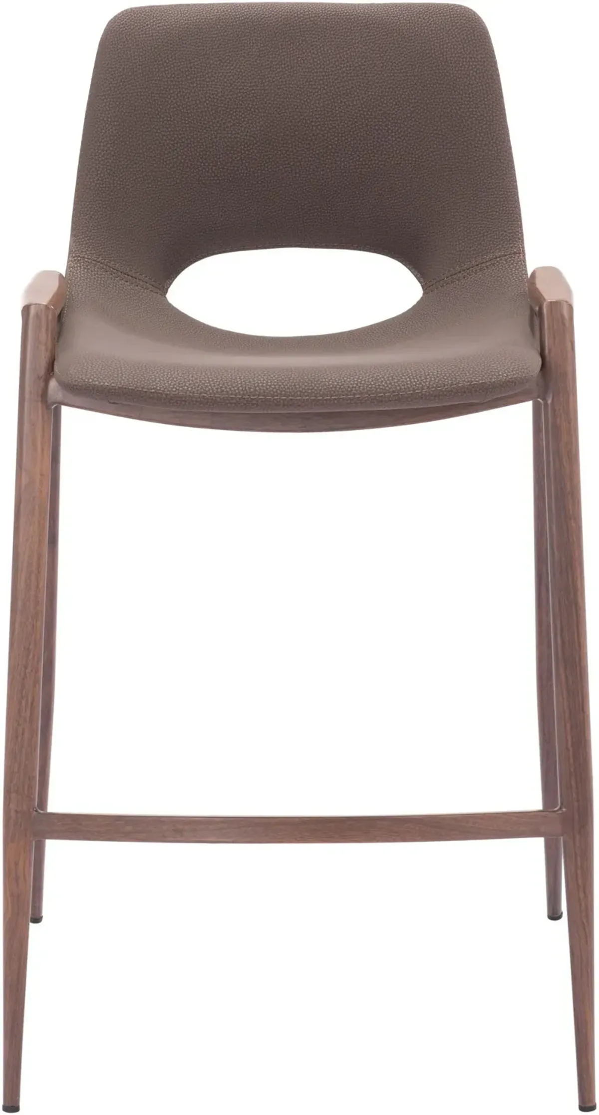 Emerson Set of 2 Counter-Height Stools - Brown