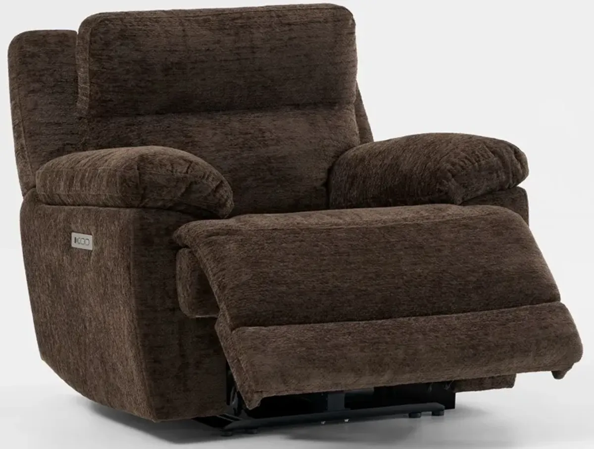 Gatlin Dual-Power Recliner - Brown