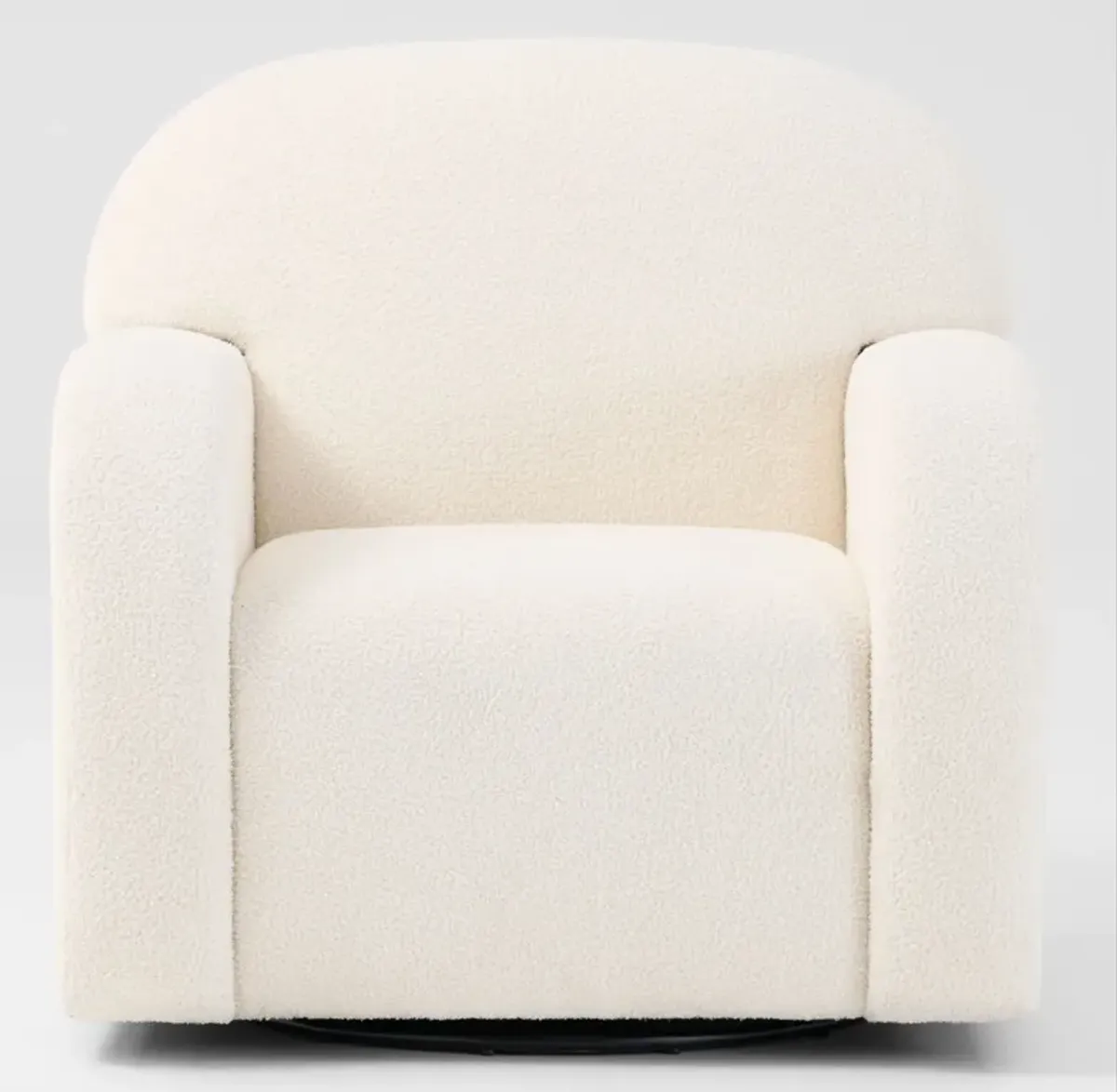 Maggie Swivel Accent Chair - Ivory