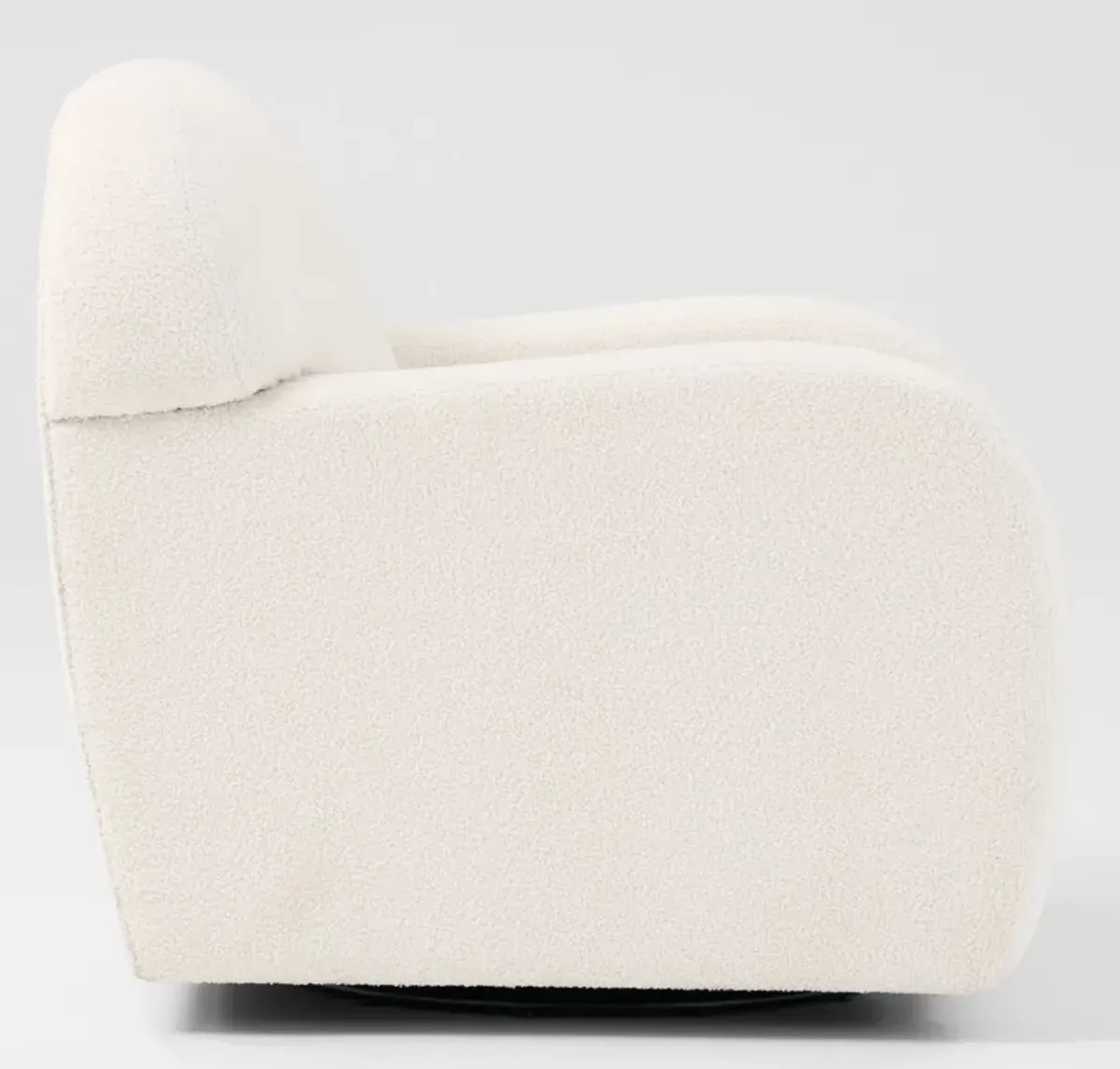 Maggie Swivel Accent Chair - Ivory