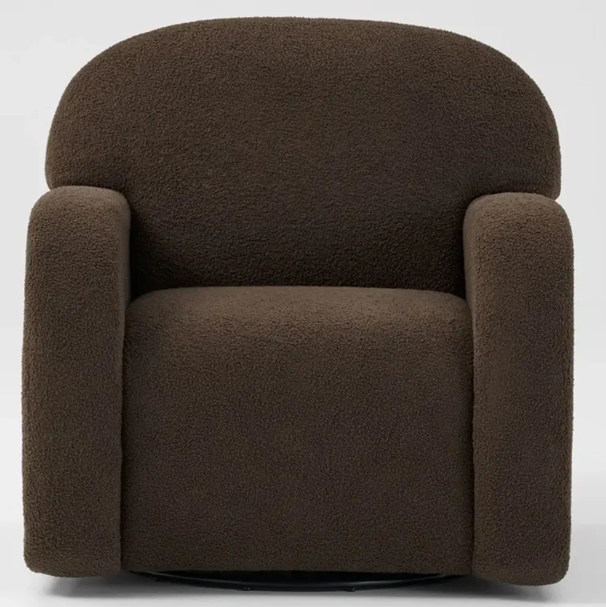 Maggie Swivel Accent Chair - Espresso