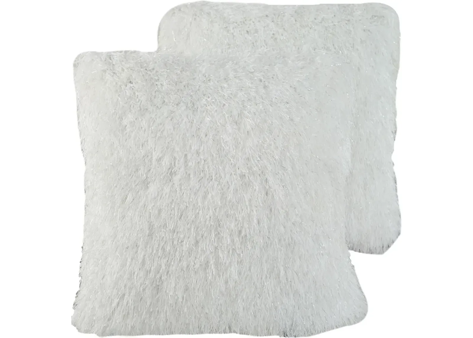 Sarezzo 2-Pack 20" x 20" Accent Pillows - White