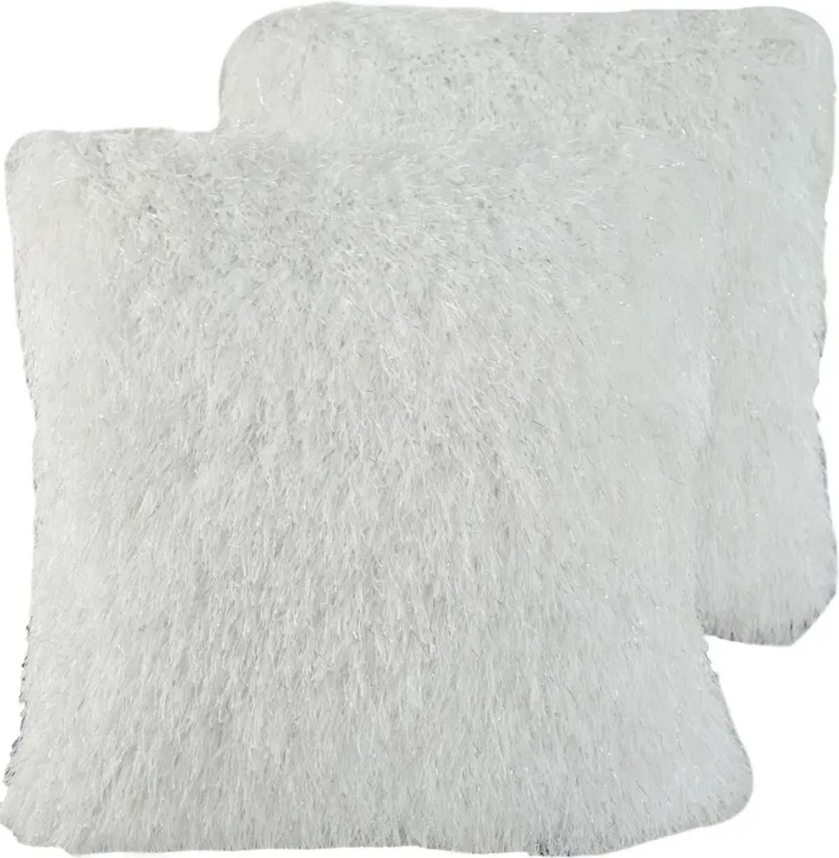 Sarezzo 2-Pack 20" x 20" Accent Pillows - White