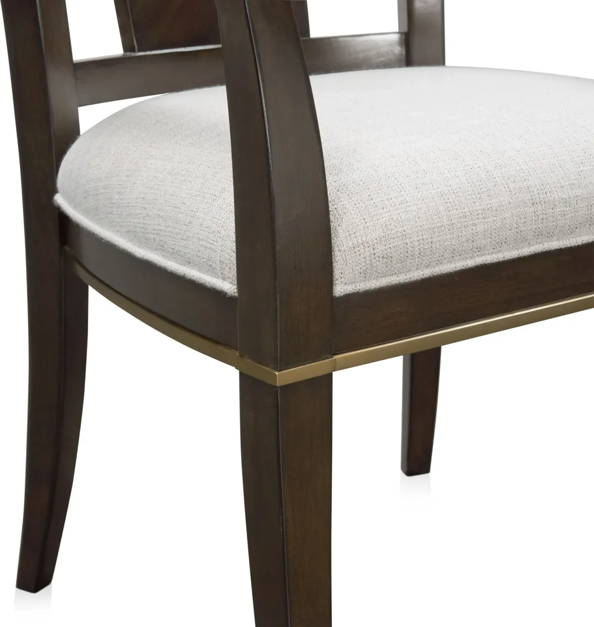 Manhattan Rectangular Dining Table with 4 Oval-Back Side Chairs and 2 Splat-Back Armchairs