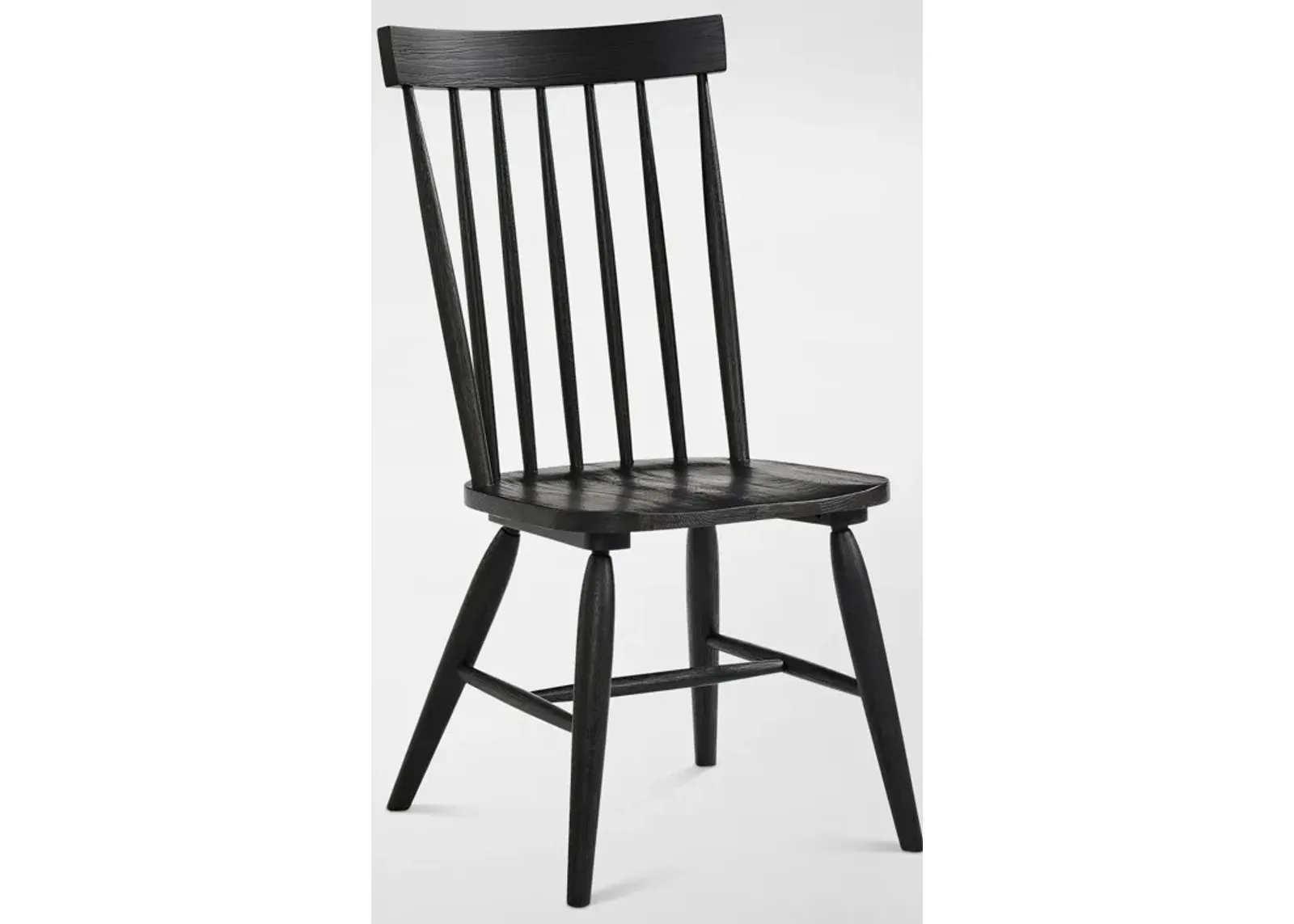 Hayward Windsor-Back Dining Chair - Black