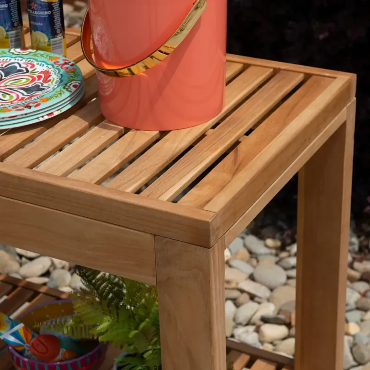 Long Beach Outdoor Bar Cart