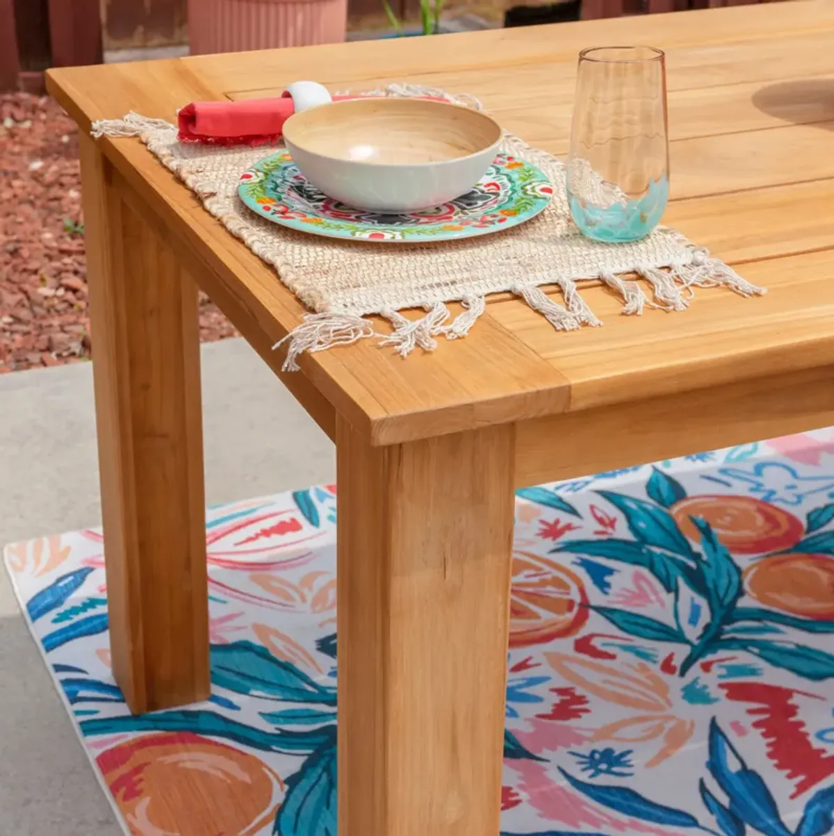 Long Beach Outdoor Dining Table