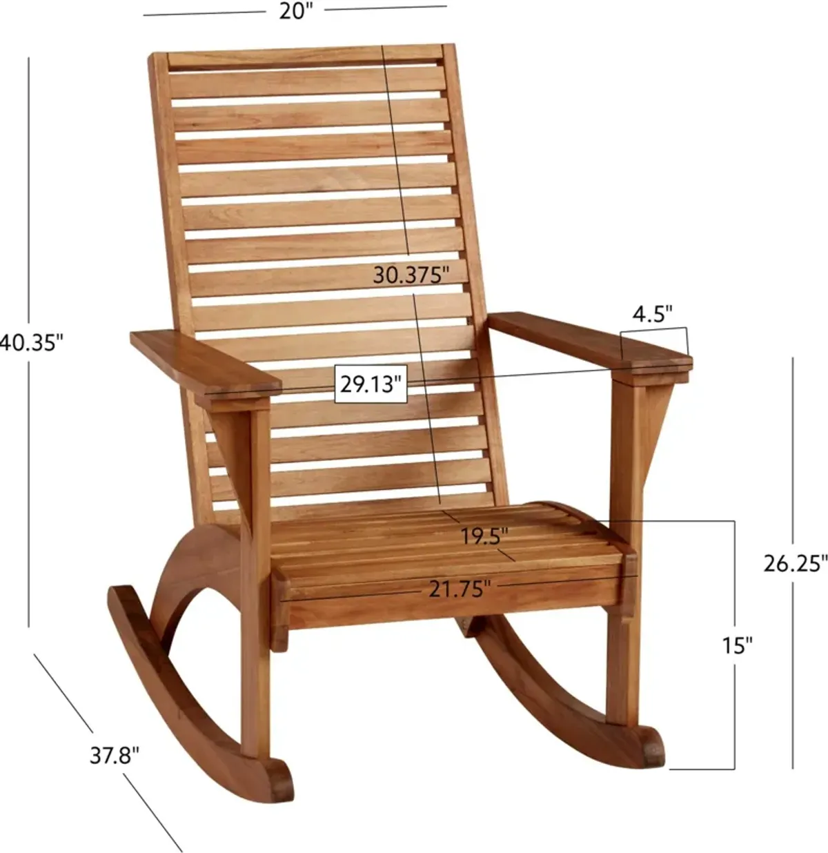 Grenada Outdoor Rocking Chair