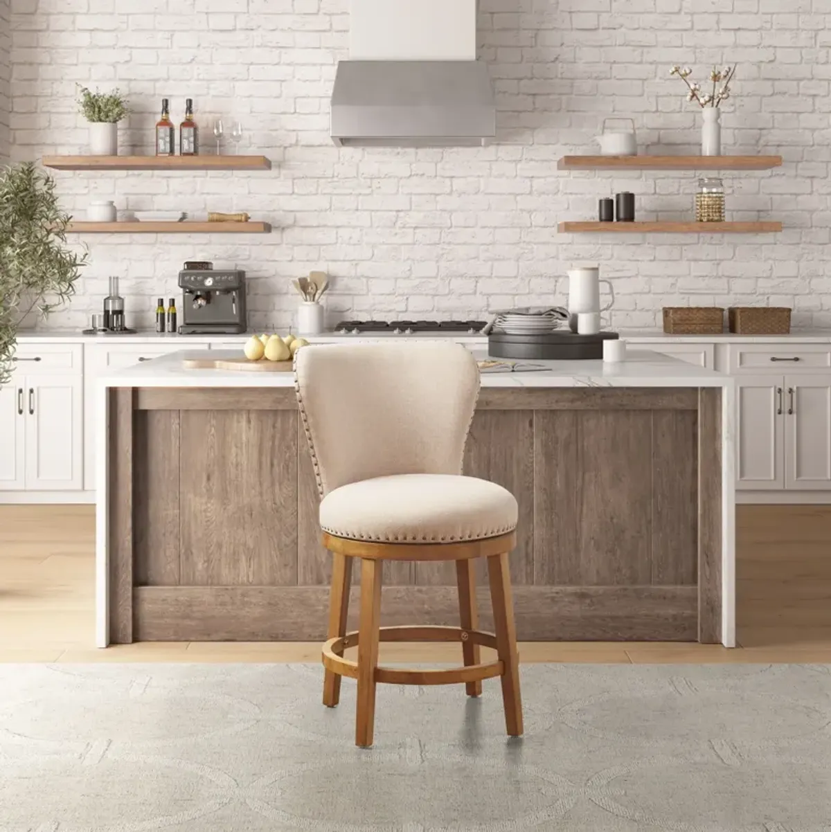 Sakari Swivel Counter-Height Stool