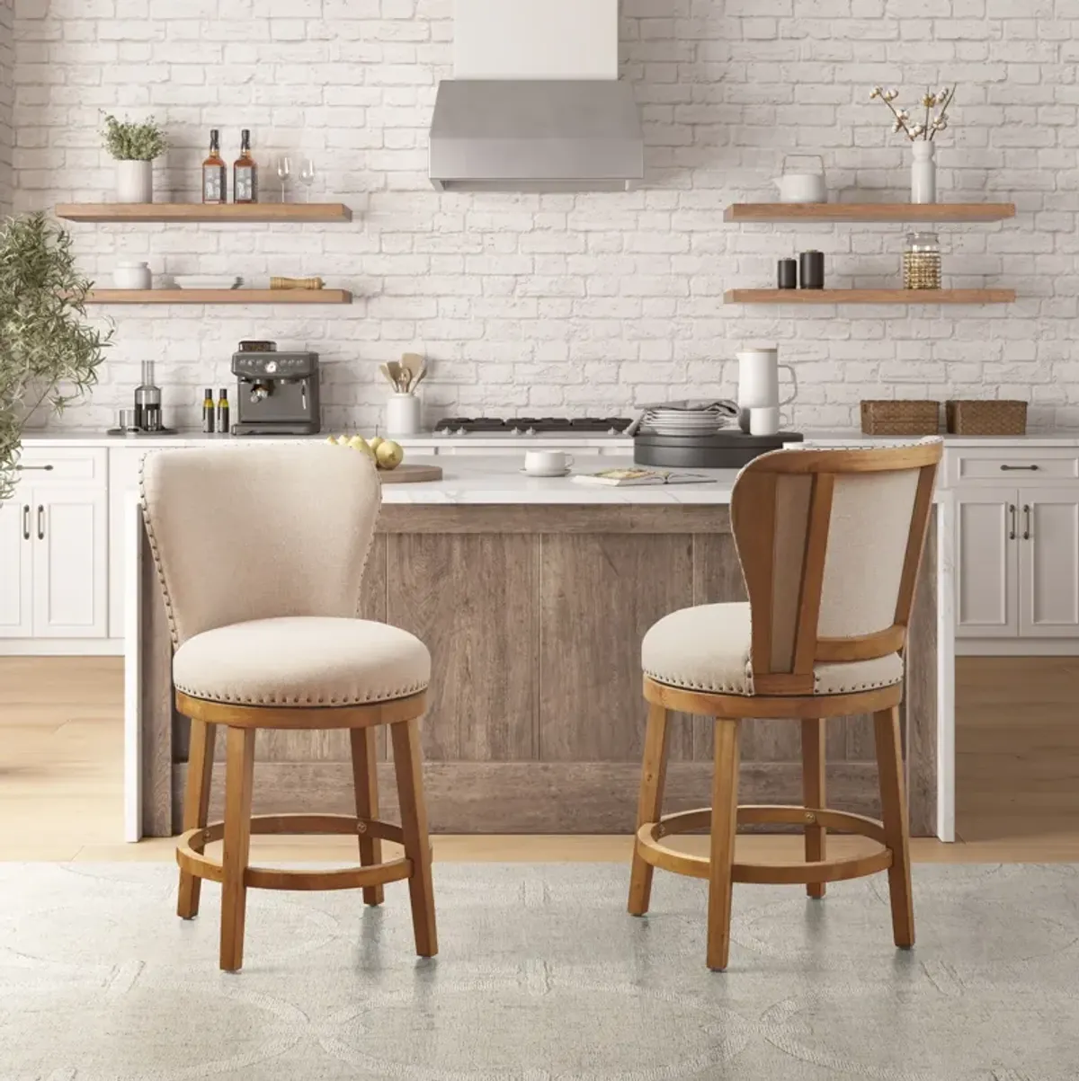 Sakari Swivel Counter-Height Stool