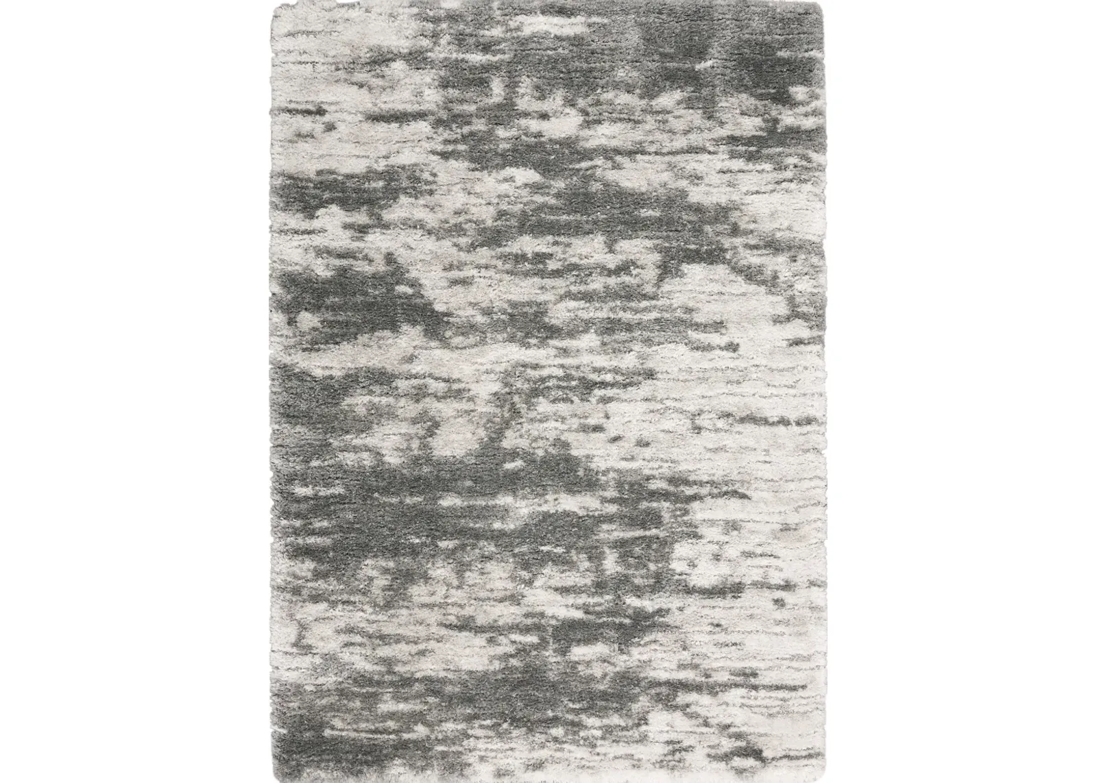 Lana Shag 4' x 6' Area Rug - Charcoal