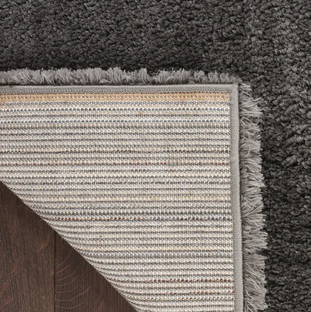 Lana Shag 9' x 12' Area Rug - Dark Gray