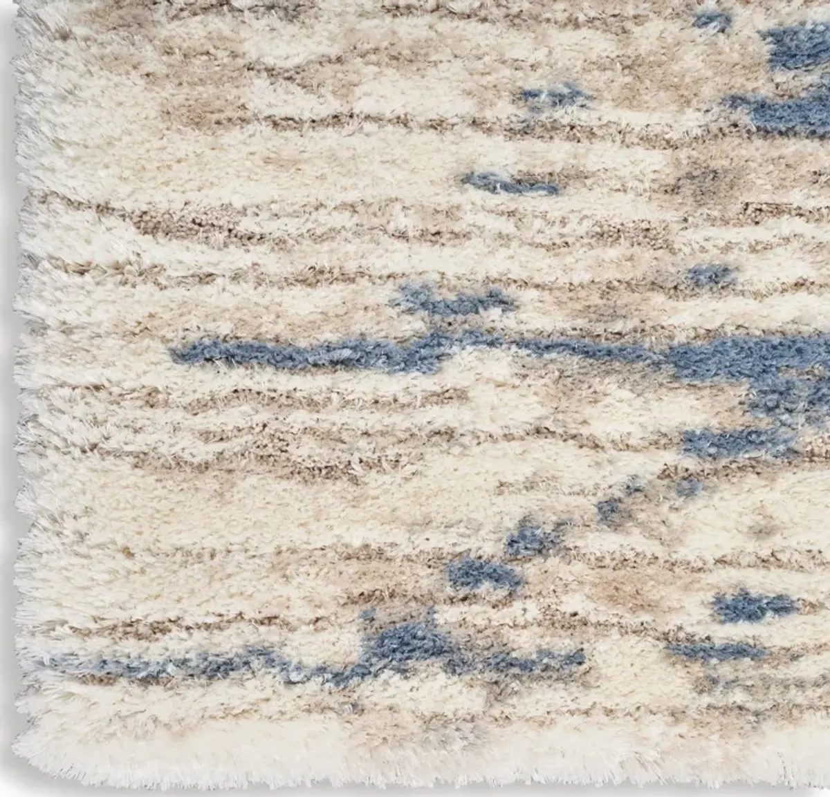 Lana Shag 5' x 7' Area Rug - Blue/Gray