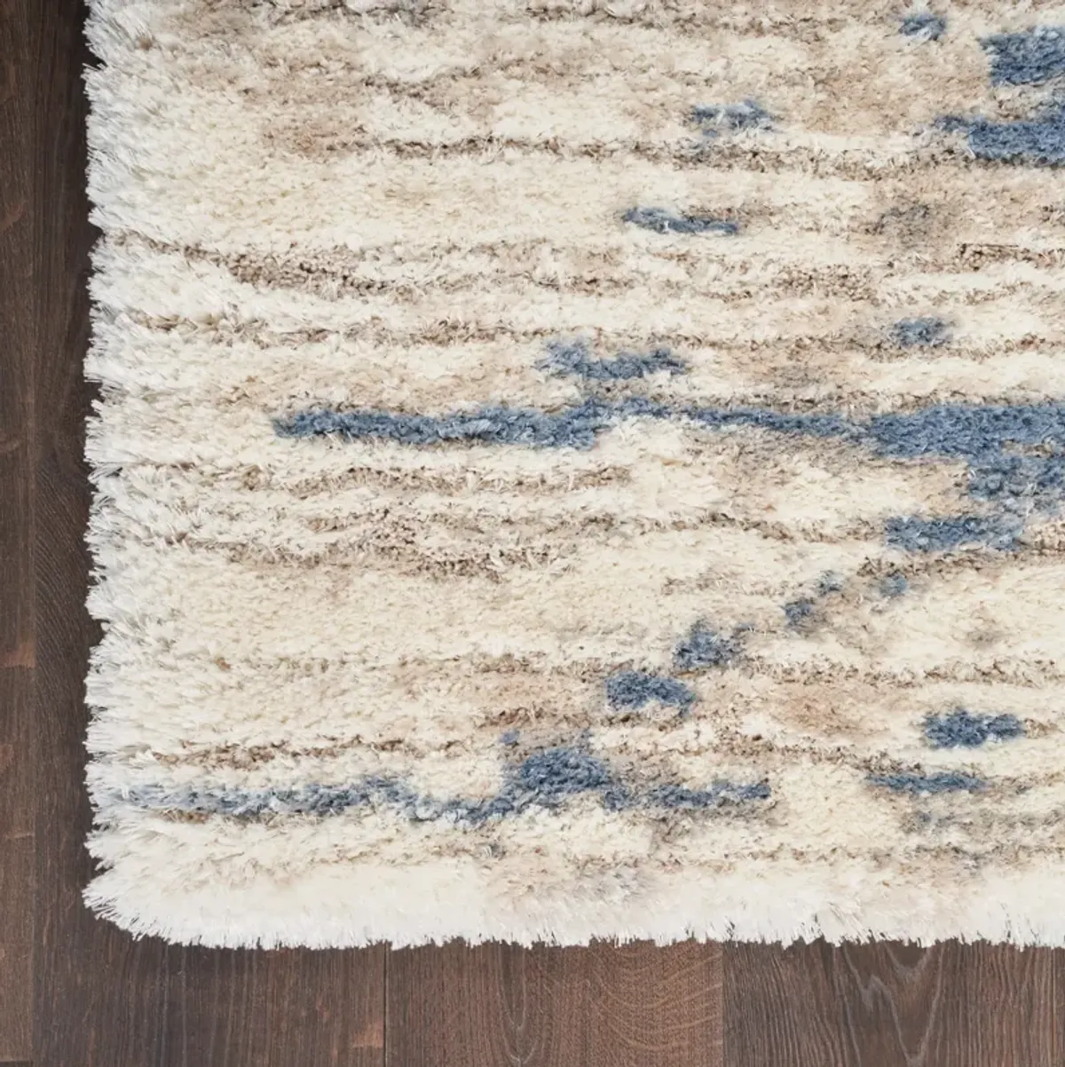 Lana Shag 5' x 7' Area Rug - Blue/Gray