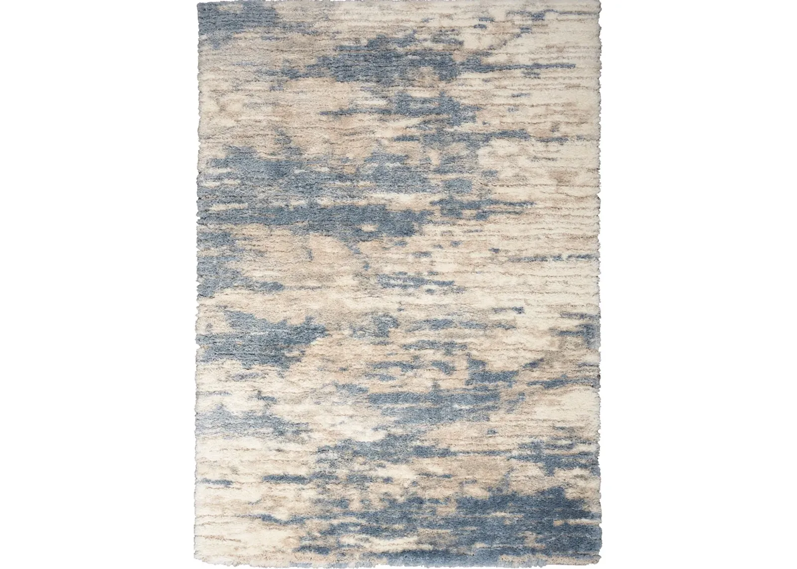 Lana Shag 5' x 7' Area Rug - Blue/Gray