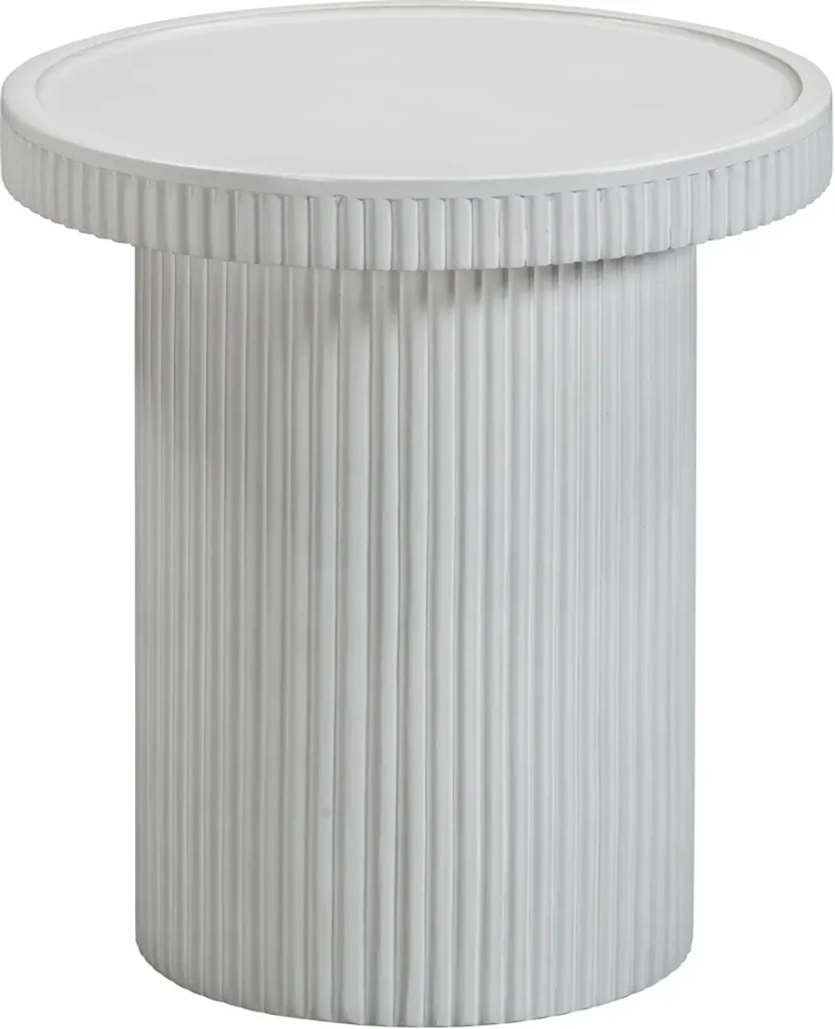 Albuquerque Outdoor Accent Table - White