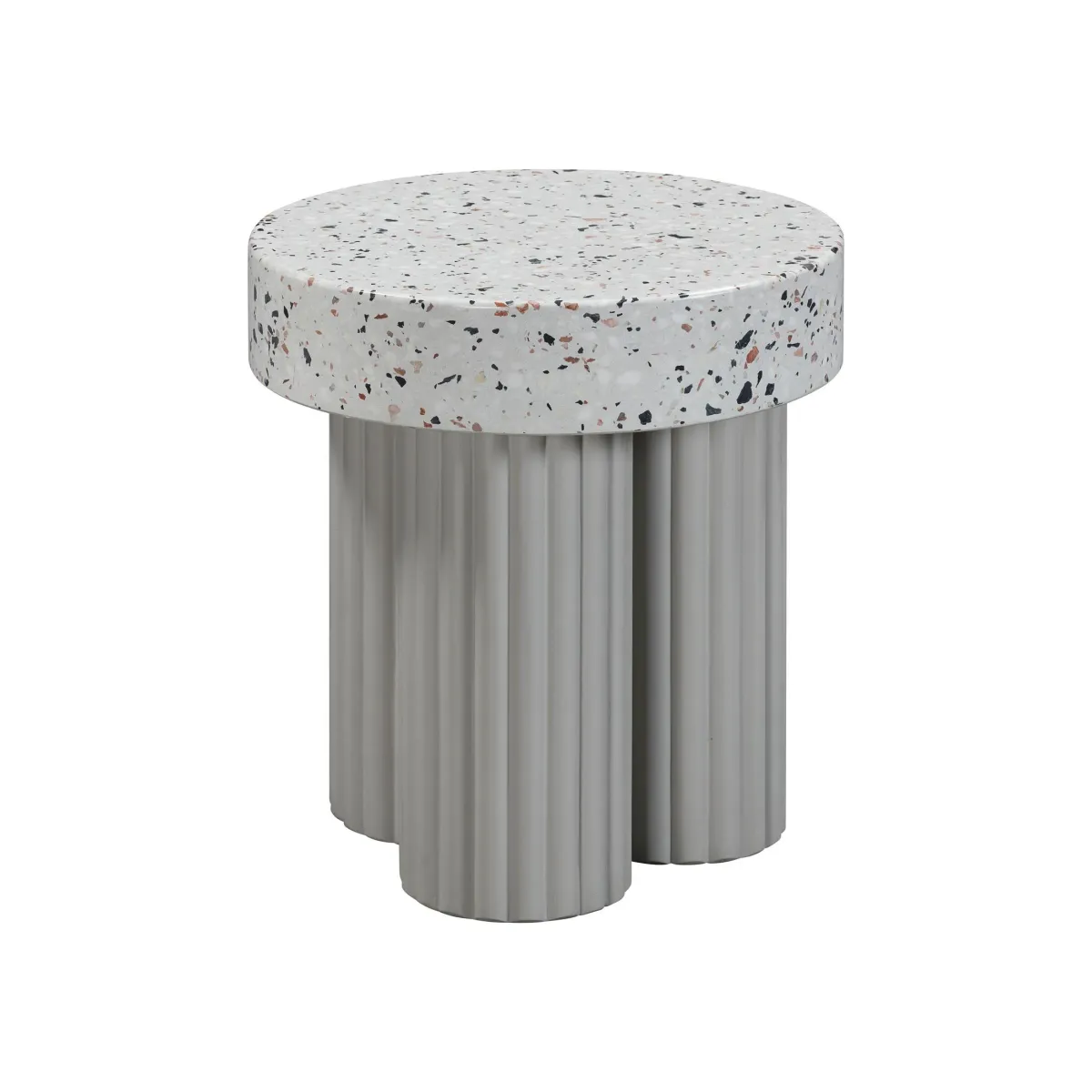 Anchorage Indoor/Outdoor Terazzo Side Table